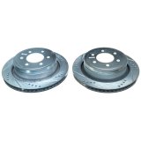 Power Stop 12-18 Ford F-150 Rear Evolution Drilled & Slotted Rotors - Pair thumbnail 1