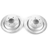Power Stop 12-18 Ford F-150 Rear Evolution Drilled & Slotted Rotors - Pair thumbnail 2