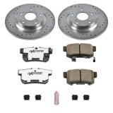 Power Stop 00-09 Honda S2000 Rear Z26 Street Warrior Brake Kit thumbnail 1