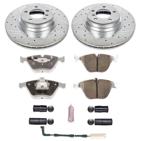 Power Stop 02-05 BMW 745i Front Z26 Street Warrior Brake Kit thumbnail 1