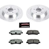 Power Stop 15-19 Ford Mustang Rear Z26 Street Warrior Brake Kit thumbnail 1