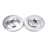 Power Stop 03-11 Ford Crown Victoria Front Evolution Drilled & Slotted Rotors - Pair thumbnail 1