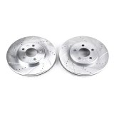 Power Stop 03-11 Ford Crown Victoria Front Evolution Drilled & Slotted Rotors - Pair thumbnail 2
