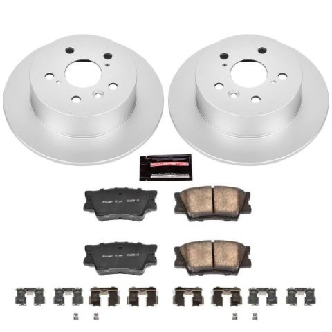 Power Stop 07-12 Lexus ES350 Rear Z17 Evolution Geomet Coated Brake Kit thumbnail 1