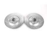 Power Stop 14-19 Chevrolet Corvette Front Evolution Drilled & Slotted Rotors - Pair thumbnail 2