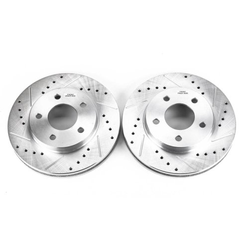 Power Stop 02-07 Buick Rendezvous Front Evolution Drilled & Slotted Rotors - Pair thumbnail 1