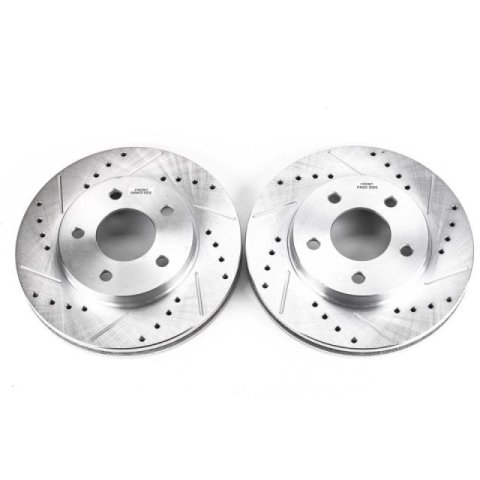 Power Stop 02-07 Buick Rendezvous Front Evolution Drilled & Slotted Rotors - Pair thumbnail 2