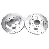 Power Stop 04-05 Buick Rainier Front Evolution Drilled & Slotted Rotors - Pair thumbnail 1