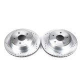 Power Stop 04-06 Dodge Ram 1500 Rear Evolution Drilled & Slotted Rotors - Pair thumbnail 1