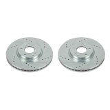 Power Stop 07-12 Hyundai Veracruz Front Evolution Drilled & Slotted Rotors - Pair thumbnail 1
