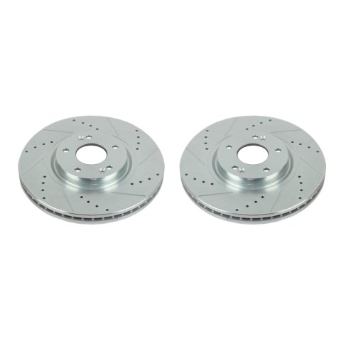 Power Stop 07-12 Hyundai Veracruz Front Evolution Drilled & Slotted Rotors - Pair