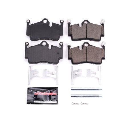 Power Stop 17-18 Porsche 718 Boxster Rear Z23 Evolution Sport Brake Pads w/Hardware thumbnail 2