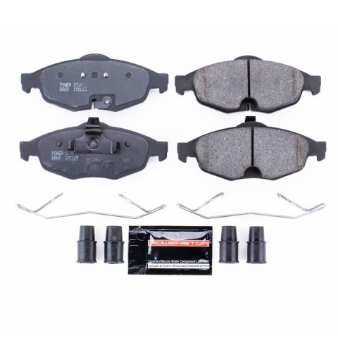 Power Stop 01-06 Chrysler Sebring Front Z23 Evolution Sport Brake Pads w/Hardware thumbnail 1