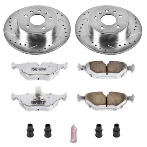 Power Stop 99-10 Saab 9-5 Rear Z26 Street Warrior Brake Kit thumbnail 1