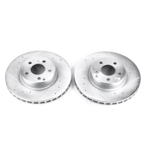 Power Stop 2006 Mercedes-Benz E350 Front Evolution Drilled & Slotted Rotors - Pair thumbnail 2