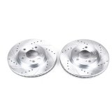 Power Stop 05-10 Honda Odyssey Front Evolution Drilled & Slotted Rotors - Pair thumbnail 1