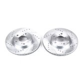 Power Stop 05-10 Honda Odyssey Front Evolution Drilled & Slotted Rotors - Pair thumbnail 2