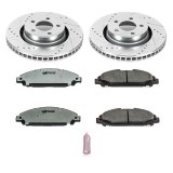 Power Stop 15-19 Ford Mustang Front Z26 Street Warrior Brake Kit thumbnail 1