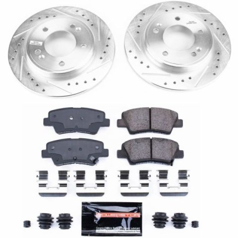 Power Stop 2019 Hyundai Veloster Rear Z23 Evolution Sport Brake Kit thumbnail 1