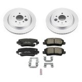 Power Stop 13-15 Cadillac ATS Rear Z17 Evolution Geomet Coated Brake Kit thumbnail 1
