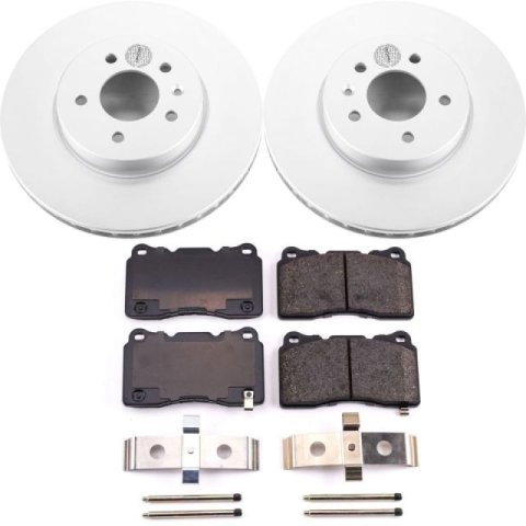 Power Stop 13-18 Cadillac ATS Front Z17 Evolution Geomet Coated Brake Kit thumbnail 1