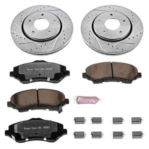 Power Stop 08-16 Chrysler Town & Country Front Z36 Truck & Tow Brake Kit thumbnail 1