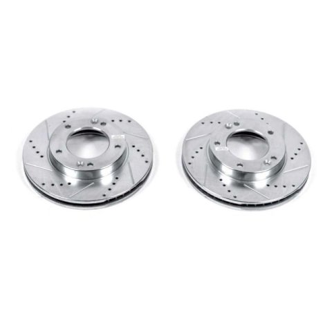 Power Stop 03-06 Kia Sorento Front Evolution Drilled & Slotted Rotors - Pair thumbnail 1