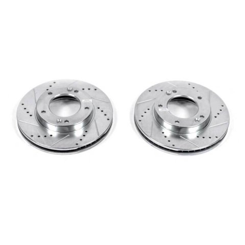 Power Stop 03-06 Kia Sorento Front Evolution Drilled & Slotted Rotors - Pair thumbnail 2