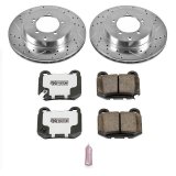 Power Stop 03-06 Mitsubishi Lancer Rear Z26 Street Warrior Brake Kit thumbnail 1