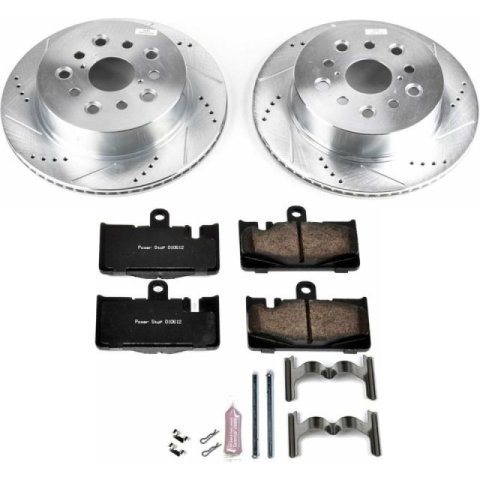 Power Stop 01-06 Lexus LS430 Rear Z23 Evolution Sport Brake Kit thumbnail 1