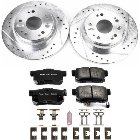 Power Stop 02-04 Acura RL Rear Z23 Evolution Sport Brake Kit thumbnail 1