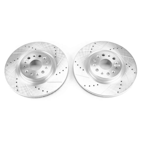 Power Stop 18-19 Buick Enclave Front Evolution Drilled & Slotted Rotors - Pair thumbnail 5