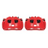 Power Stop 09-10 Dodge Ram 2500 Rear Red Calipers w/Brackets - Pair thumbnail 1