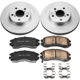 Power Stop 93-96 Subaru Impreza Front Z17 Evolution Geomet Coated Brake Kit thumbnail 1