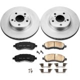 Power Stop 97-01 Subaru Impreza Front Z17 Evolution Geomet Coated Brake Kit thumbnail 1