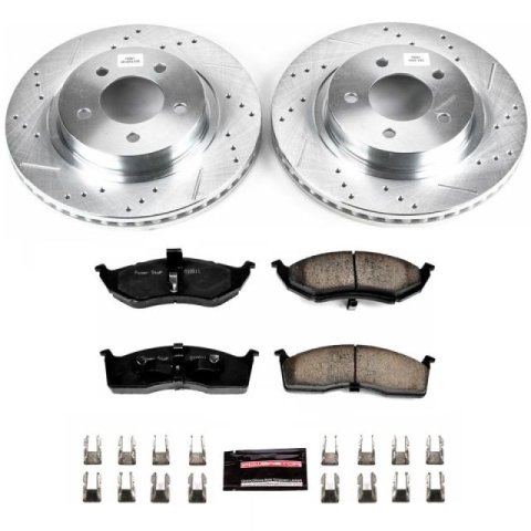 Power Stop 99-04 Chrysler 300M Front Z23 Evolution Sport Brake Kit thumbnail 1