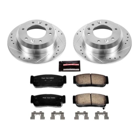 Power Stop 2007 Hyundai Entourage Rear Z23 Evolution Sport Brake Kit thumbnail 1