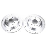 Power Stop 2006 BMW 325xi Rear Evolution Drilled & Slotted Rotors - Pair thumbnail 1
