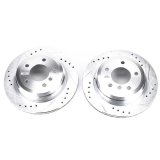 Power Stop 2006 BMW 325xi Rear Evolution Drilled & Slotted Rotors - Pair thumbnail 2