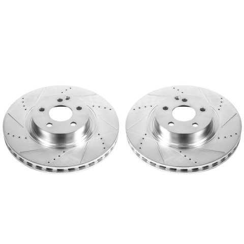 Power Stop 07-08 Mercedes-Benz CL550 Front Evolution Drilled & Slotted Rotors - Pair thumbnail 1