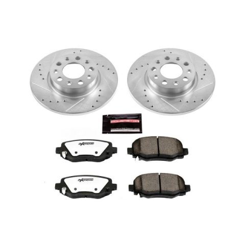 Power Stop 16-18 Fiat 500X Rear Z36 Truck & Tow Brake Kit thumbnail 1