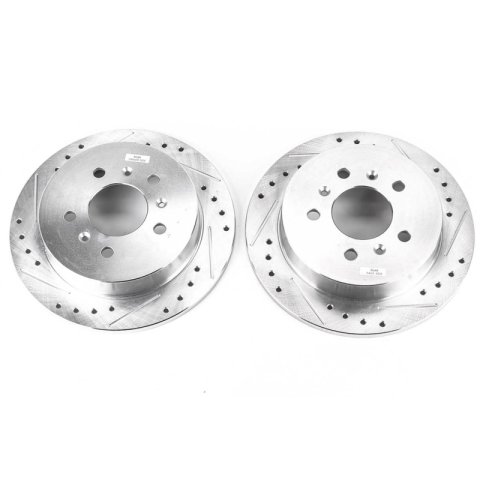 Power Stop 08-09 Buick Allure Rear Evolution Drilled & Slotted Rotors - Pair thumbnail 1