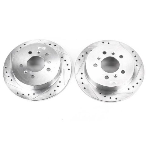 Power Stop 08-09 Buick Allure Rear Evolution Drilled & Slotted Rotors - Pair thumbnail 2