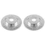 Power Stop 09-14 Mercedes-Benz CL550 Rear Evolution Drilled & Slotted Rotors - Pair thumbnail 2
