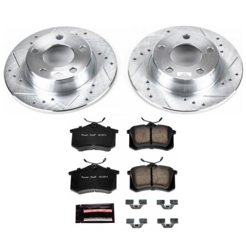 Power Stop 98-04 Audi A6 Quattro Rear Z23 Evolution Sport Brake Kit thumbnail 1