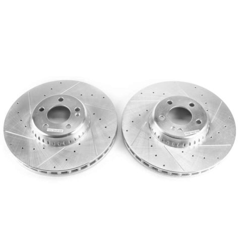Power Stop 15-18 Mercedes-Benz C300 Front Evolution Drilled & Slotted Rotors - Pair thumbnail 5