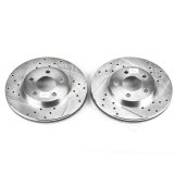 Power Stop 00-01 Chrysler Neon Front Evolution Drilled & Slotted Rotors - Pair thumbnail 1