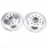 Power Stop 03-08 Hyundai Tiburon Rear Evolution Drilled & Slotted Rotors - Pair thumbnail 1