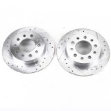 Power Stop 03-08 Hyundai Tiburon Rear Evolution Drilled & Slotted Rotors - Pair thumbnail 2