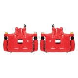 Power Stop 07-12 Dodge Caliber Front Red Calipers w/Brackets - Pair thumbnail 1
